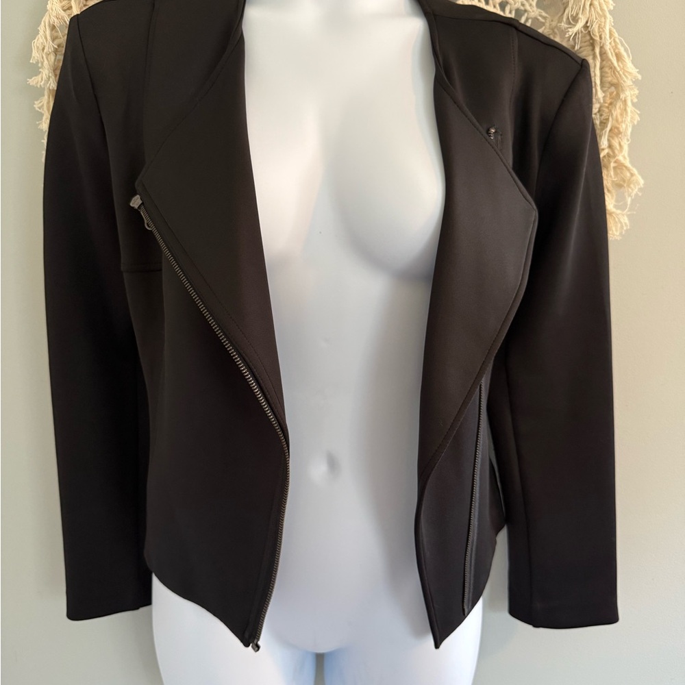 Apt. 9 Women's Black Open-Front Blazer